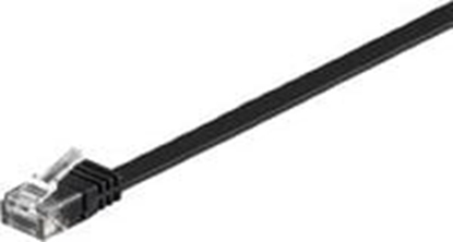 Picture of MicroConnect RJ-45/RJ-45 kat.6 U/UTP Czarny 0.5m (V-UTP6005S-FLAT)