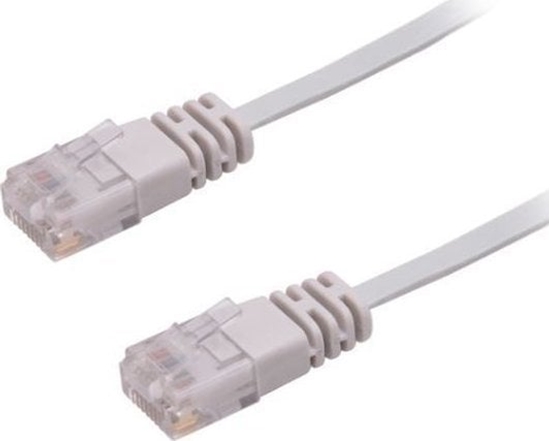 Picture of MicroConnect U/UTP CAT6 10M Grey Flat