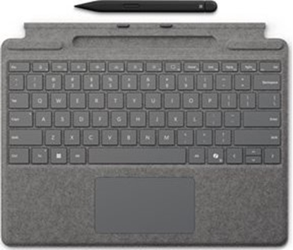 Attēls no Microsoft MICROSOFT Surface Pro9/10 Typecover with Slim Pen COMM platinum Germany