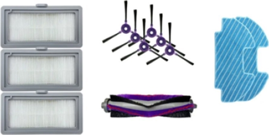 Picture of Midea | Spare Parts Kit: 6x Side Brush, 1x Main Brush, 3x HEPA Filter, 2x Mopping Cloth for I5C