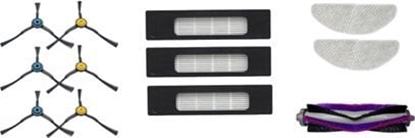 Attēls no Midea | Spare Parts Kit: 6x Side Brush, 1x Main Brush, 3x HEPA Filter, 2x Mopping Cloth for M7Pro/S8+