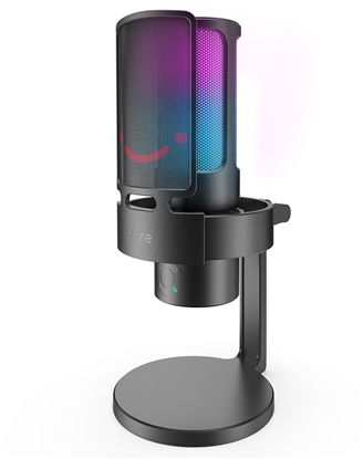 Picture of Mikrofon pojemnociowy studyjny Fifine A8 PLUS RGB Plug&Play gamingowy