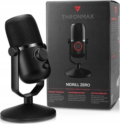 Attēls no Mikrofon Thronmax Thronmax Mdrill Zero M4 Studyjny Mikrofon 2w1 Na Usb Usb-c + Statyw