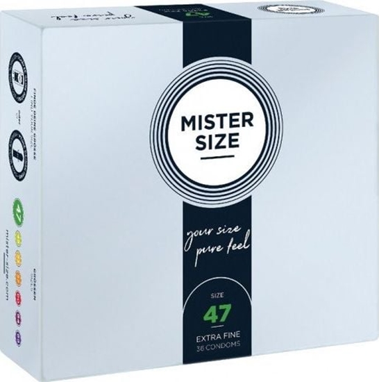 Picture of Mister Size Mister Size Condoms prezerwatywy dopasowane do rozmiaru 47mm 36szt.