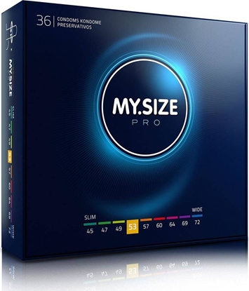 Attēls no MY SIZE PRO Prezerwatywy 53mm 36szt