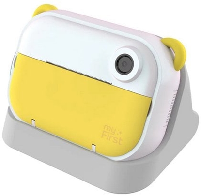 Picture of myFirst Camera Insta Wi - aparat natychmiastowy dla dzieci z drukark i moliwoci drukowania etykiet, ekranem 2.4" IPS, z podwójnym obiektywem 12 MP (yellow)