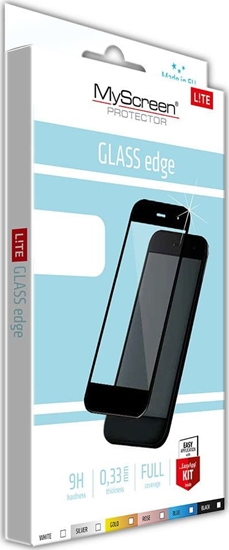 Picture of MyScreen Protector MS Lite Glass Edge FG Huawei P20 czarny/black Full Glue