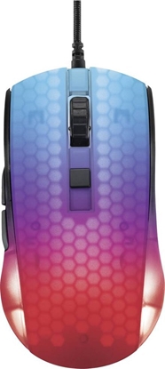 Picture of Mysz Deltaco Póprzezroczysta GAMING mysz gamingowa DM310, RGB, bardzo lekka, czarna / GAM-144