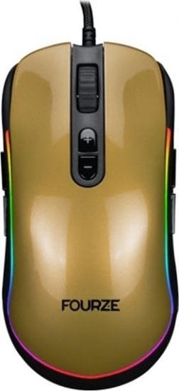 Picture of Mysz Fourze Fourze GM700 Gaming Mouse Black/Gold