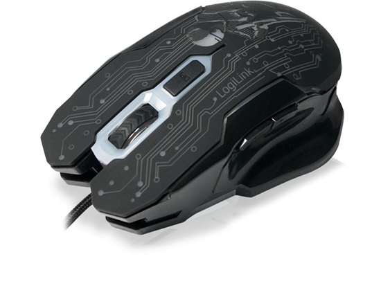 Изображение Logilink Gaming Maus, USB, 6-button, 2400dpi