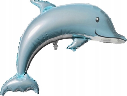 Изображение MK TRADE Balon foliowy Delfin 116x83cm, mix kolorów