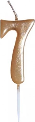 Attēls no MK TRADE wieczka urodzinowa "7" zota SH-719-7