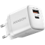 Изображение MOBILE CHARGER WALL USB 20W/2PORT WHITE ACU-PQ20W AXAGON
