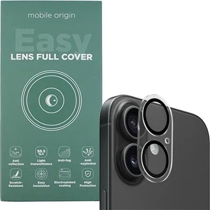 Attēls no Mobile Origin Easy Lens full cover, clear - iPhone 16 / 16 Plus