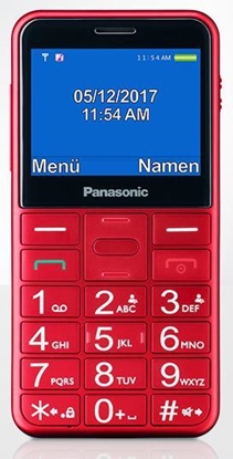 Picture of Mobilais telefons Panasonic KX-TU155EXBN Red