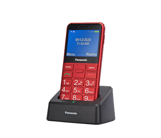 Picture of Mobilais telefons Panasonic KX-TU155EXBN Red