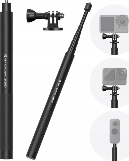 Picture of Monopod Kf Statyw Monopod Kijek Selfie Stick 153cm Do Gopro Sjcam Xiaomi Dji Insta360 /  Kf09.132 / Ms07