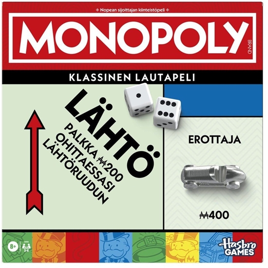 Изображение MONOPOLY Board game Classic Refresh (In Finnish lang.)