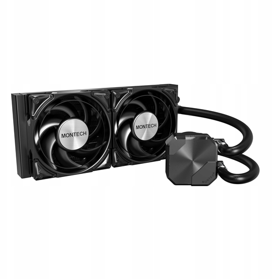 Picture of Montech Hyper Flow Silent 240 Black zestaw AIO