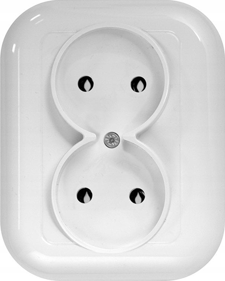 Picture of Montis Gniazdo wtyczkowe podwójne PT-5F MONTIS EXTENSA MT057