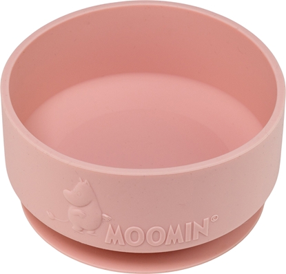Изображение Moomin Silicone bowl, rosehip pink