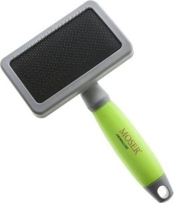 Attēls no Moser Szczotka paska z rczk dla psów, dua, 21cm, szarozielona