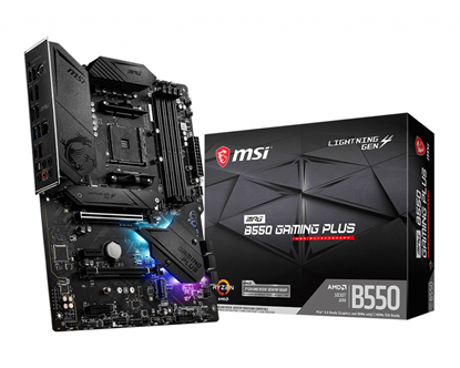 Attēls no MSI MPG B550 Gaming Plus AMD B550 Socket AM4 ATX