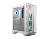 Picture of MSI MPG GUNGNIR 110R WHITE Mid Tower Gaming Computer Case 'White, 4x 120mm ARGB Fan, 1 to 6 ARGB Control board, USB Type-C, Tempered Glass, Center, ATX, mATX, mini-ITX'
