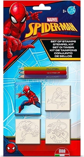 Picture of Multiprint MULTIPRINT SPIDERMAN PIECZTKI BLISTER 3 SZT