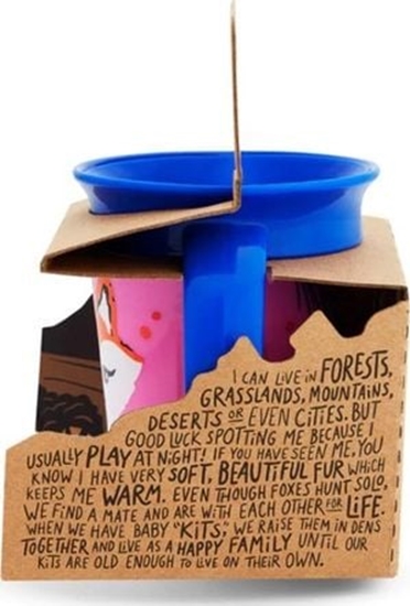 Picture of Munchkin Kubek niekapek 360 Eco Wildlove Treningowy Lis 177ml róowy