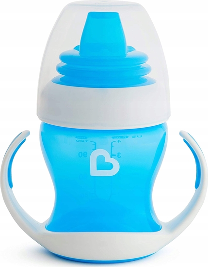 Picture of Munchkin MUNCHKIN mokomoji gertuv su rankenomis ir minktu snapeliu, Gentle Transition, mlyna, 4mn+, 118 ml, 012549WWW