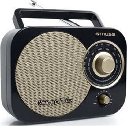 Picture of Muse | Portable radio | M-055RB | AUX in | Black/Gold