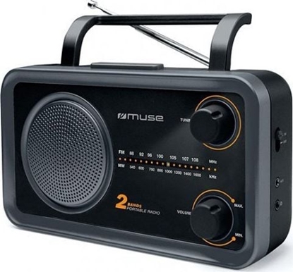 Picture of Muse 2-bands portable radio M-06DS Grey, AUX in