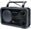 Picture of Muse 2-bands portable radio M-06DS Grey, AUX in