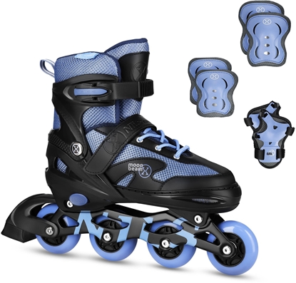 Picture of NA0189 ZESTAW LED YWOROLKI OCHRANIACZE MOONBEAM NIEBIESKIE ROZM. L(39-42) NILS EXTREME