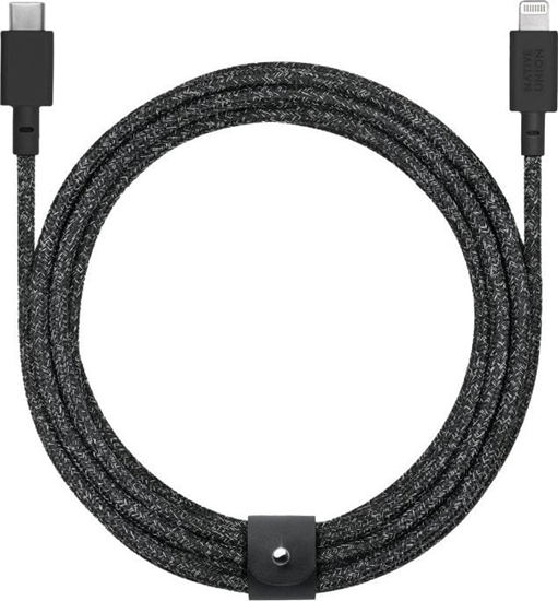 Изображение Kabel USB Native Union USB-C - Lightning 3 m Czarny (BELT-CL-CS-BK-3-NP)