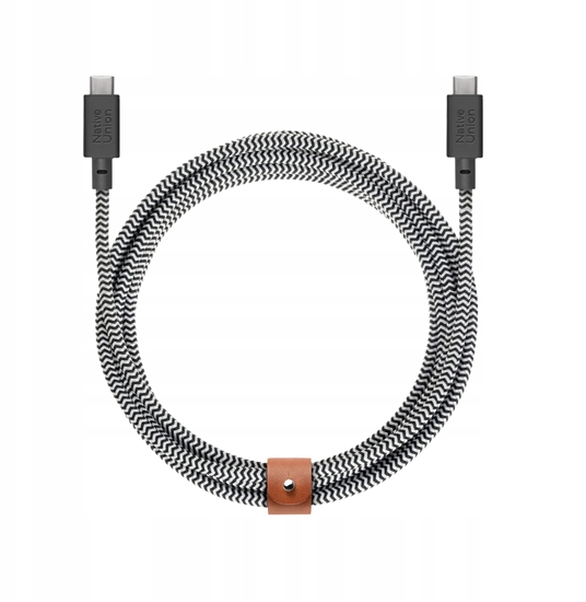Изображение Kabel USB Native Union USB-C - USB-C 3 m Czarny (BELT-XL-C-ZEB-3-NP)