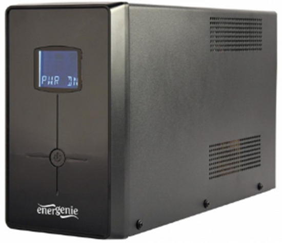Picture of Nepārtrauktās barošanas bloks Energenie UPS With USB and LCD Display 2000 VA Black