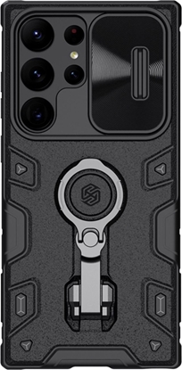 Attēls no Nillkin Nillkin CamShield Armor Pro Case etui Samsung Galaxy S23 Ultra pancerny pokrowiec z oson na aparat ring podstawka czarne