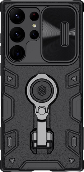 Picture of Nillkin Nillkin CamShield Armor Pro Case etui Samsung Galaxy S23 Ultra pancerny pokrowiec z oson na aparat ring podstawka czarne