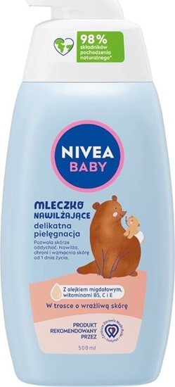Picture of Nivea Baby mleczko nawilajce delikatna pielgnacja 500ml