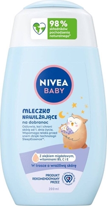 Attēls no Nivea Baby mleczko nawilajce na dobranoc 200ml