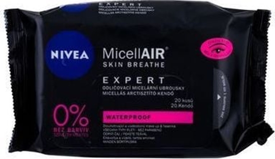 Изображение Nivea MicellAir Expert Chusteczki micelarne do demakijau 20 szt.