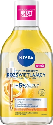 Picture of Nivea Pyn micelarny rozwietlajcy twarz-oczy-usta + 5% serum 400 ml