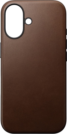 Изображение NOMAD Modern Horween Leather Case Rustic Brown | iPhone 16 Pro