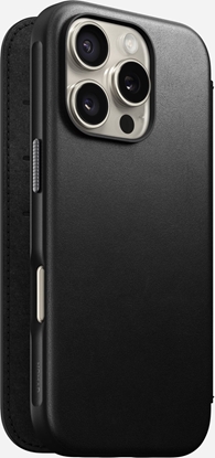 Attēls no Nomad NOMAD Folio Modern Leather Black | iPhone 16 Pro