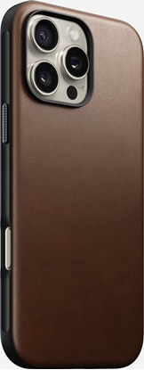 Picture of Nomad Nomad Modern Leather case, brown - iPhone 16 Pro Max
