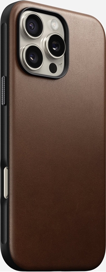 Picture of Nomad Nomad Modern Leather case, brown - iPhone 16 Pro Max