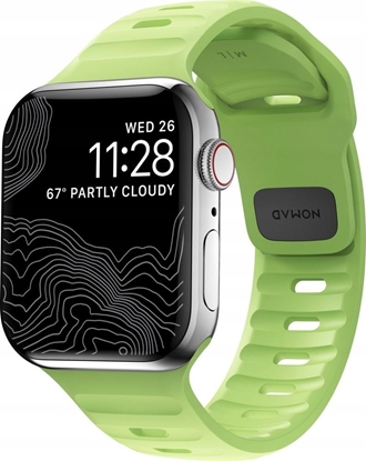 Attēls no Nomad Nomad Sport Strap, Glow 2.0 - Apple Watch 9/8/7 (41mm)/6/SE/5/4 (40mm)/3/2/1 (38mm)