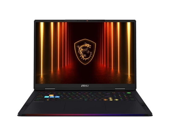 Picture of Notebook|MSI|Raider|18 HX AI A2XWIG|CPU  Core Ultra|U9-285HX|2800 MHz|18"|3840x2400|RAM 64GB|DDR5|6400 MHz|SSD 2TB+2TB|NVIDIA GeForce RTX 5080|16GB|ENG|Card Reader SD Expres|Windows 11 Home|Black|3.6 kg|RDR18HXAIA2XWIG-230NL